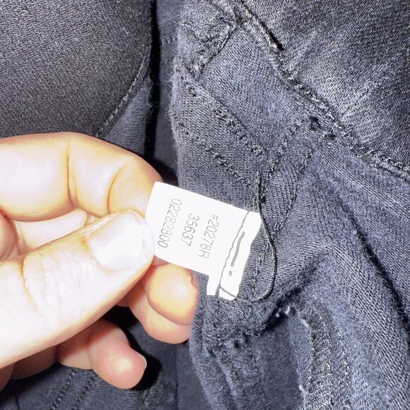 SPANX ANKLE SKINNY BLACK Pull On Jeans Women XL Jeggings 20278R Stretch READ - Picture 9 of 9